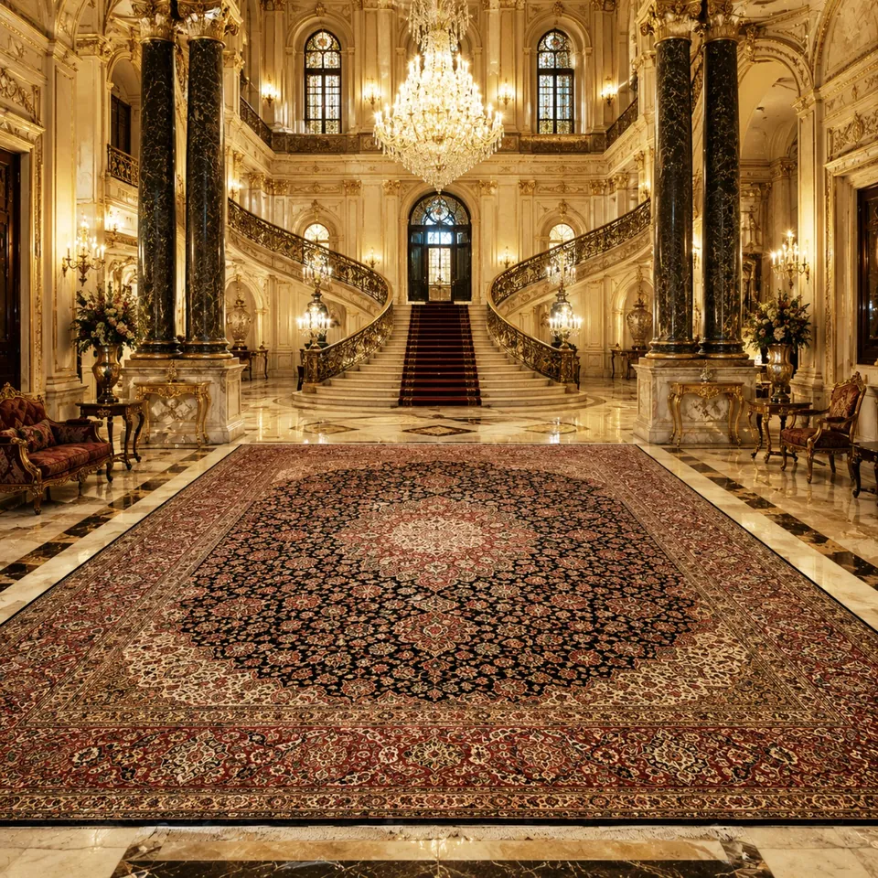 Tabriz Persian hand-knotted rug