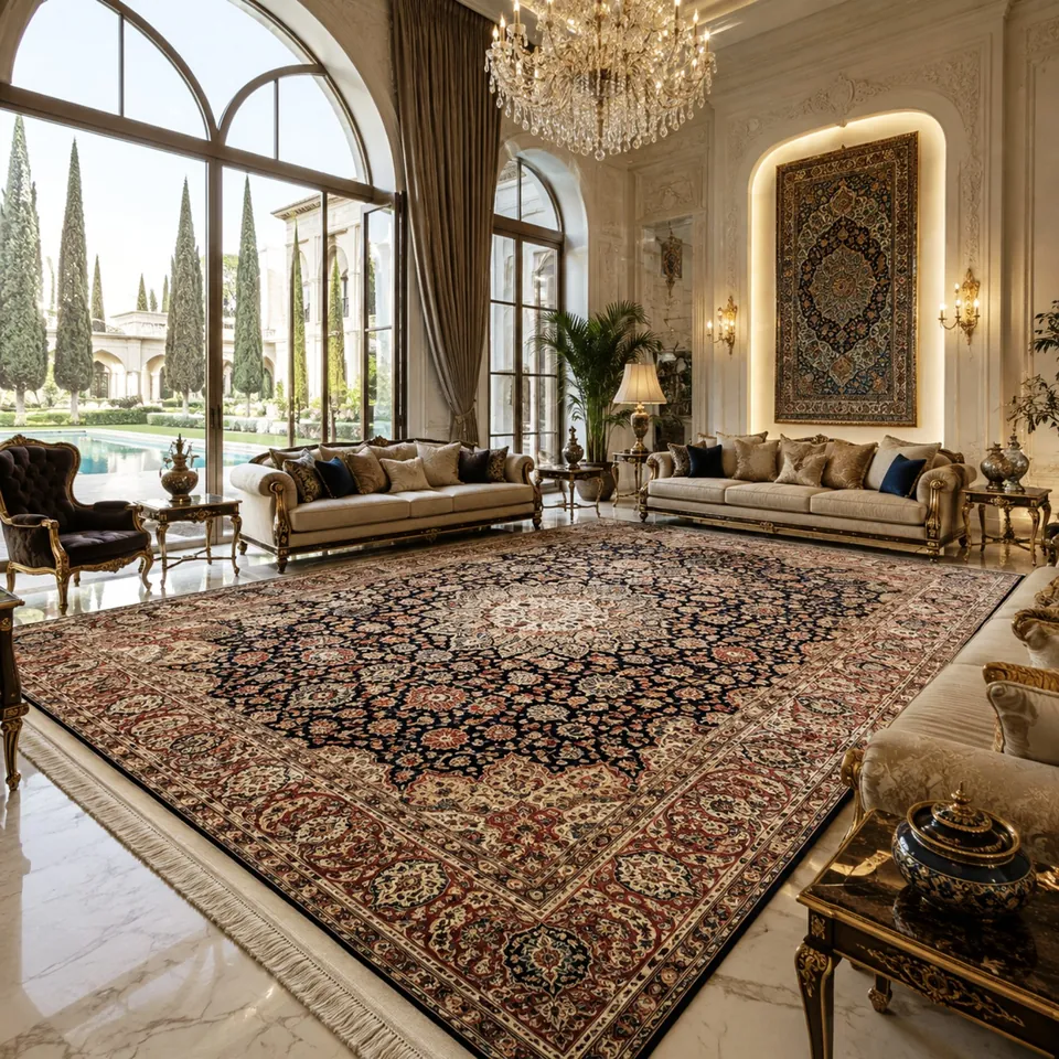 Kashan Persian handwoven rug