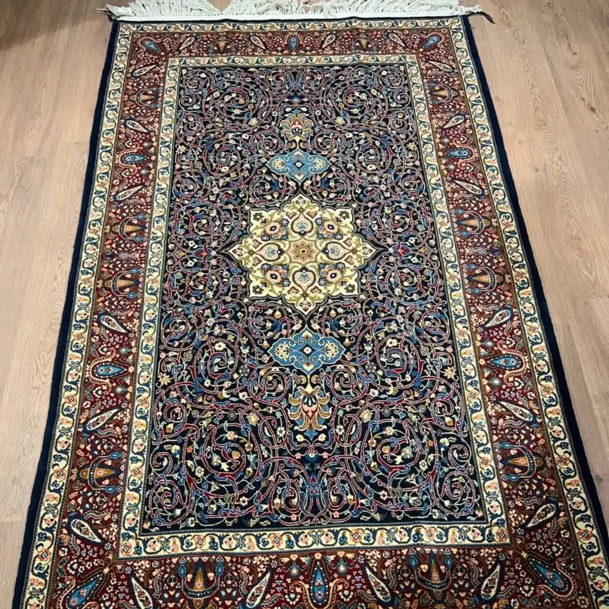 Royal Heritage Garden — Handmade Kashan Carpet
