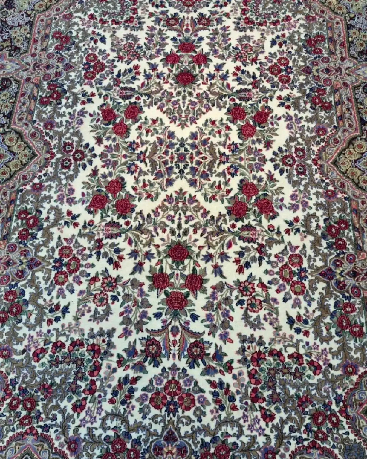 Crimson Rose Garden of Kerman — field detail