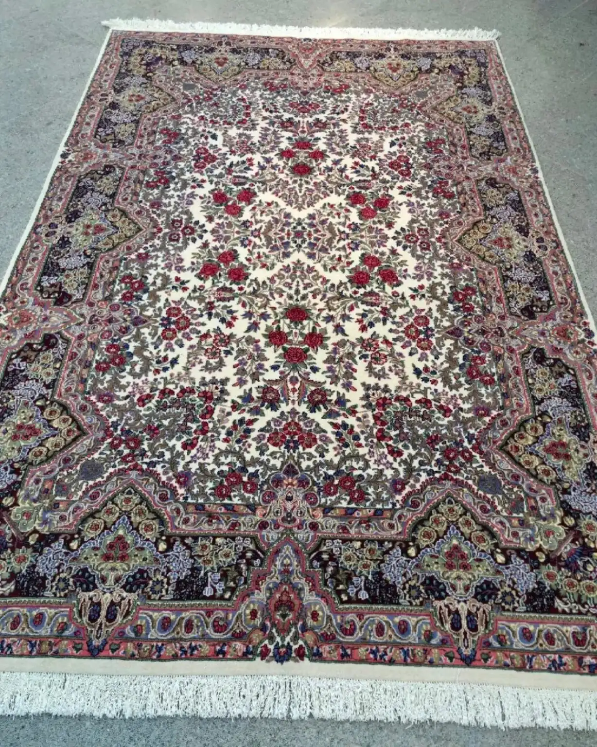Crimson Rose Garden of Kerman — complete view