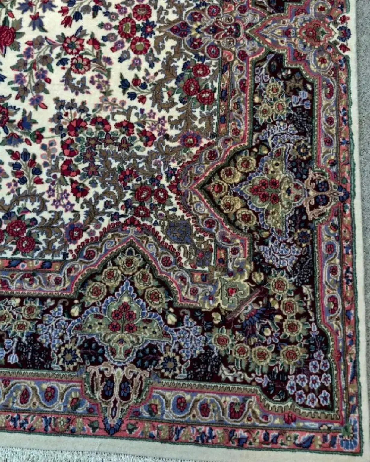 Crimson Rose Garden of Kerman — border detail