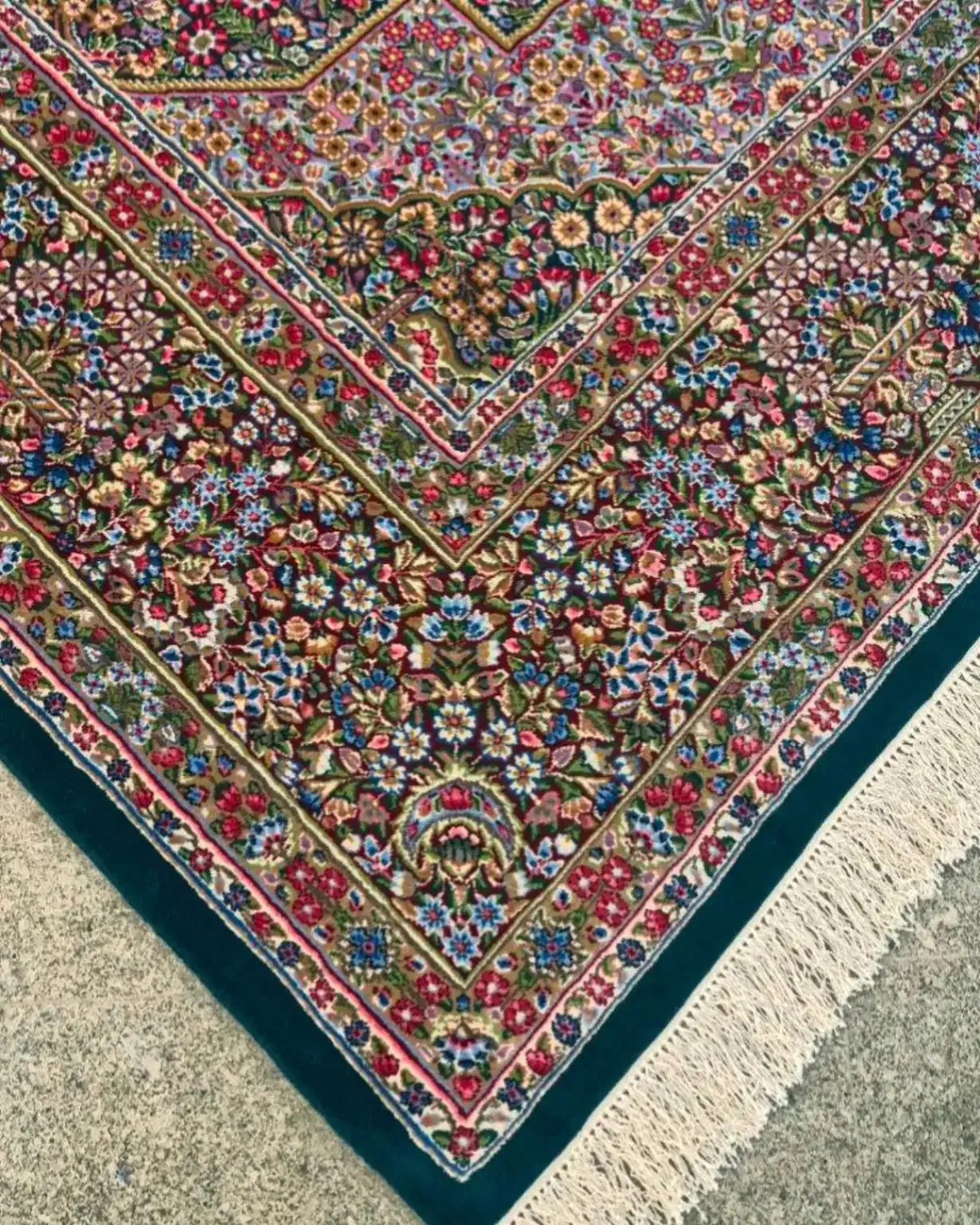 Twin Emerald Gardens of Kerman — border detail