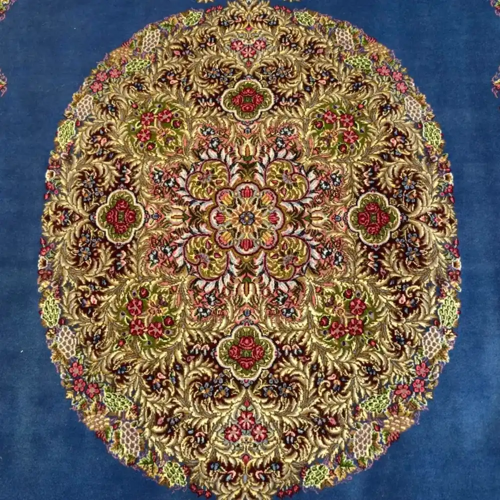 Azure Gilded Rosette — medallion detail