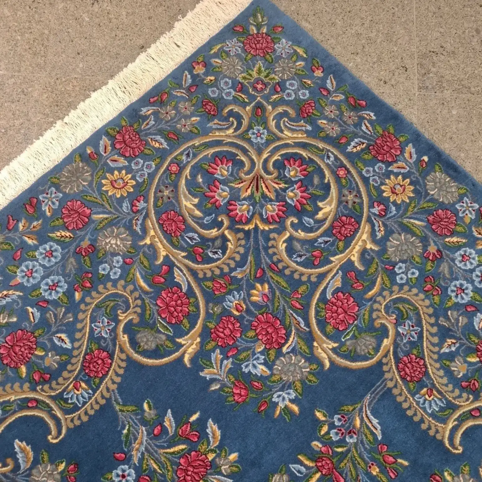 Azure Floral Reverie — complete view