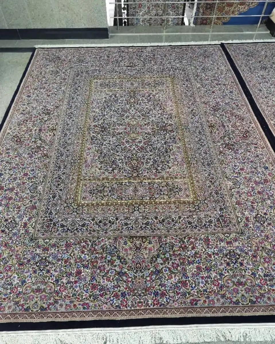 Imperial Garden Tapestry Pair — full rug view