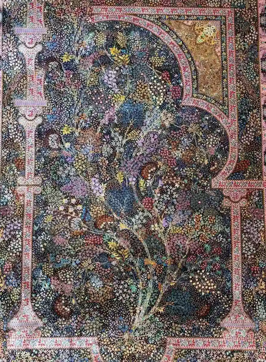 Imperial Garden of Eternity Silk Rug — فرش دستباف تمام ابریشم