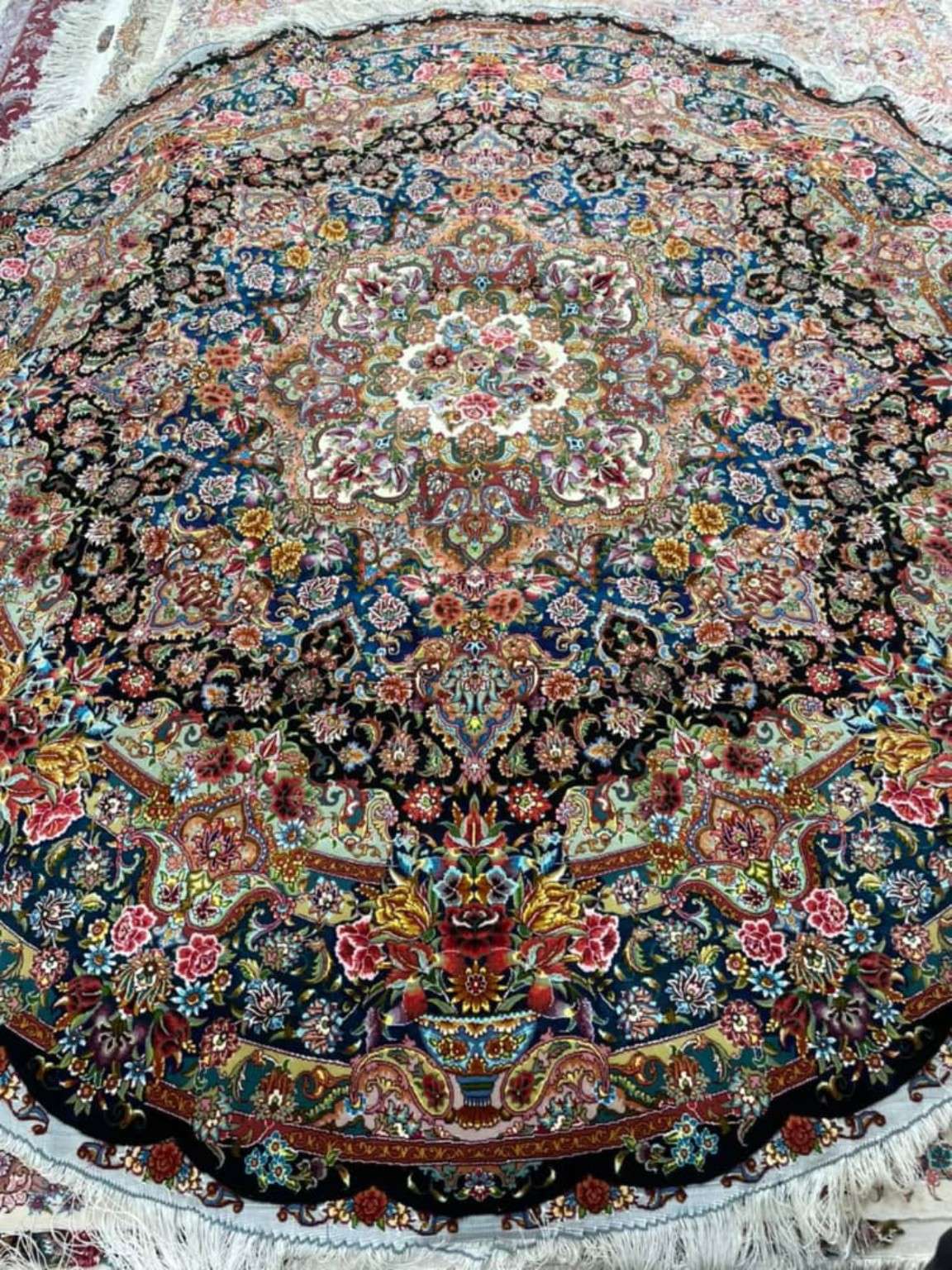 Imperial Garden of Tabriz Round Rug — PRR-RR-005 — image 1