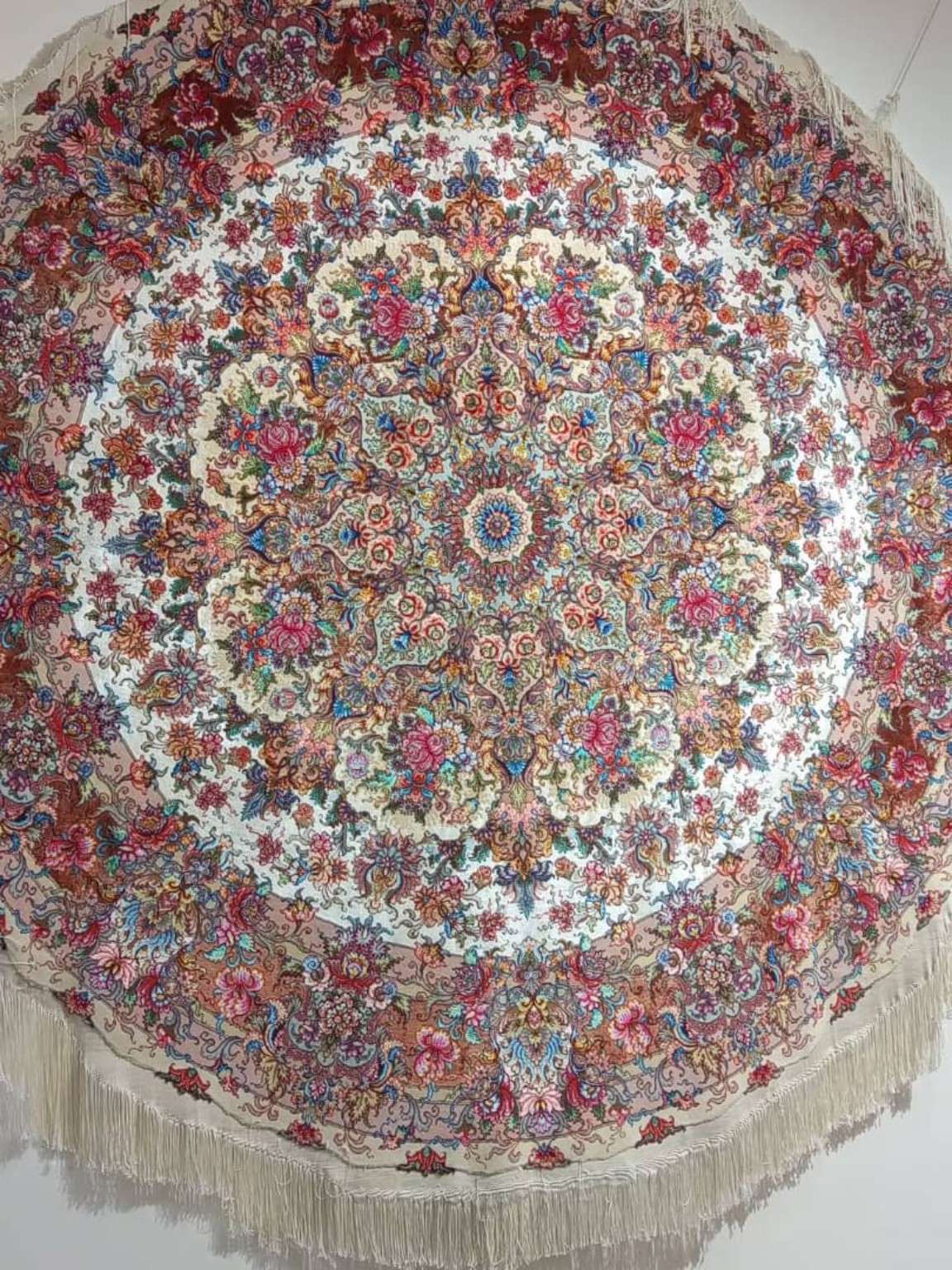Imperial Blossom Symphony Round Rug — PRR-RR-008 — image 1