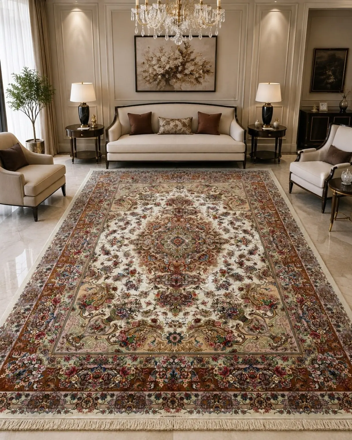 Tabriz Floral Symphony — PRR-TZ-002