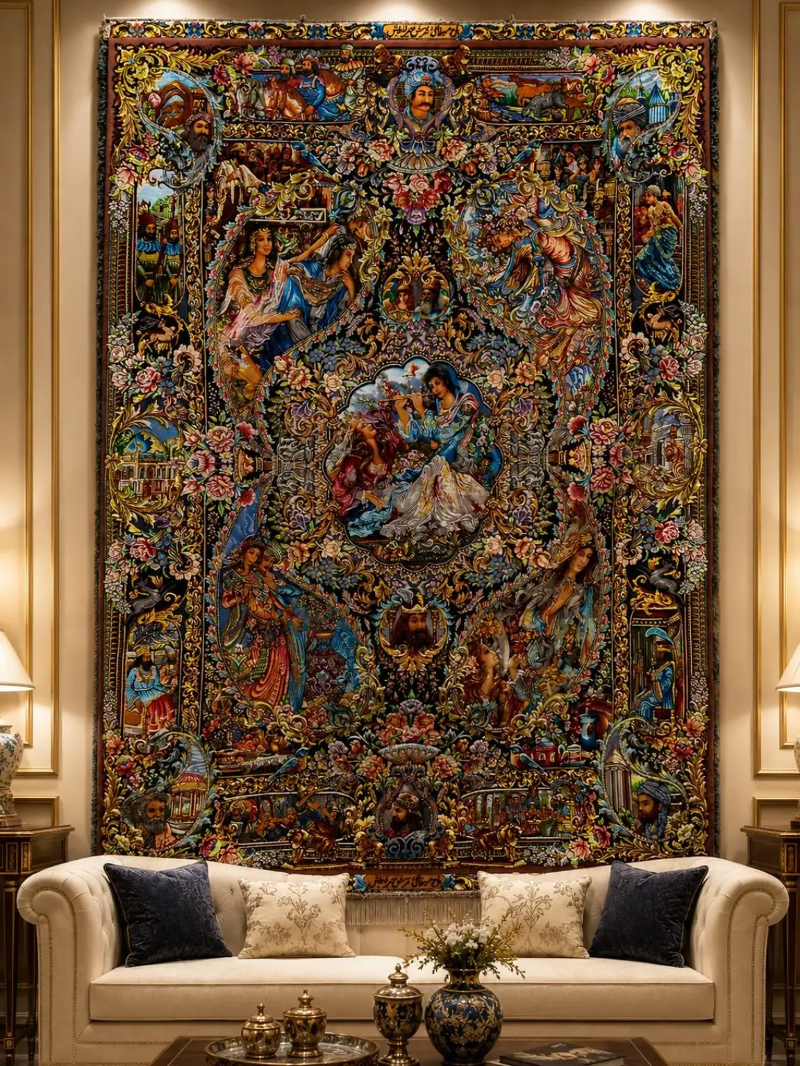 Royal Hafez Four Boteh Masterpiece — PRR-TZ-005