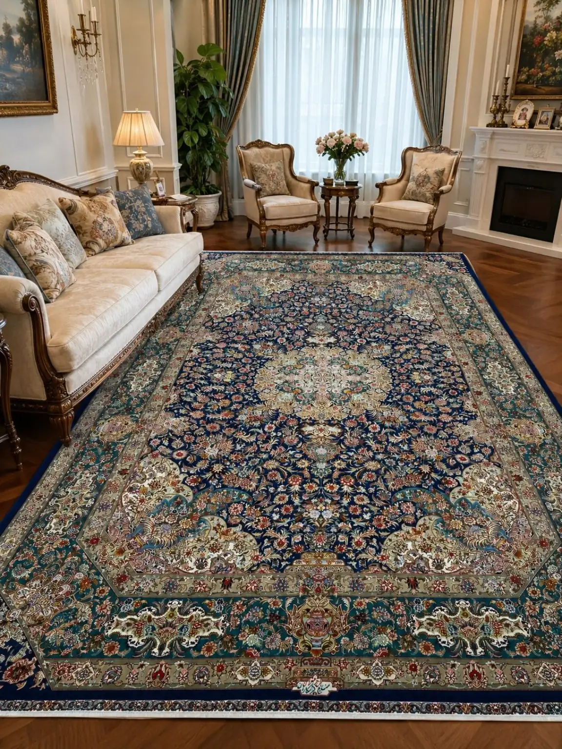Royal Sapphire Shah Abbasi Masterpiece — PRR-TZ-006